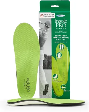 MCGear Original Japanese Golf Shoe Insoles, Arch Support to Relieve Plantar Fasciitis, Reduce Foot Fatigue and Heel Pain, Increases Swing Distance and Stability, for Right-Handed Users,Unisex. L