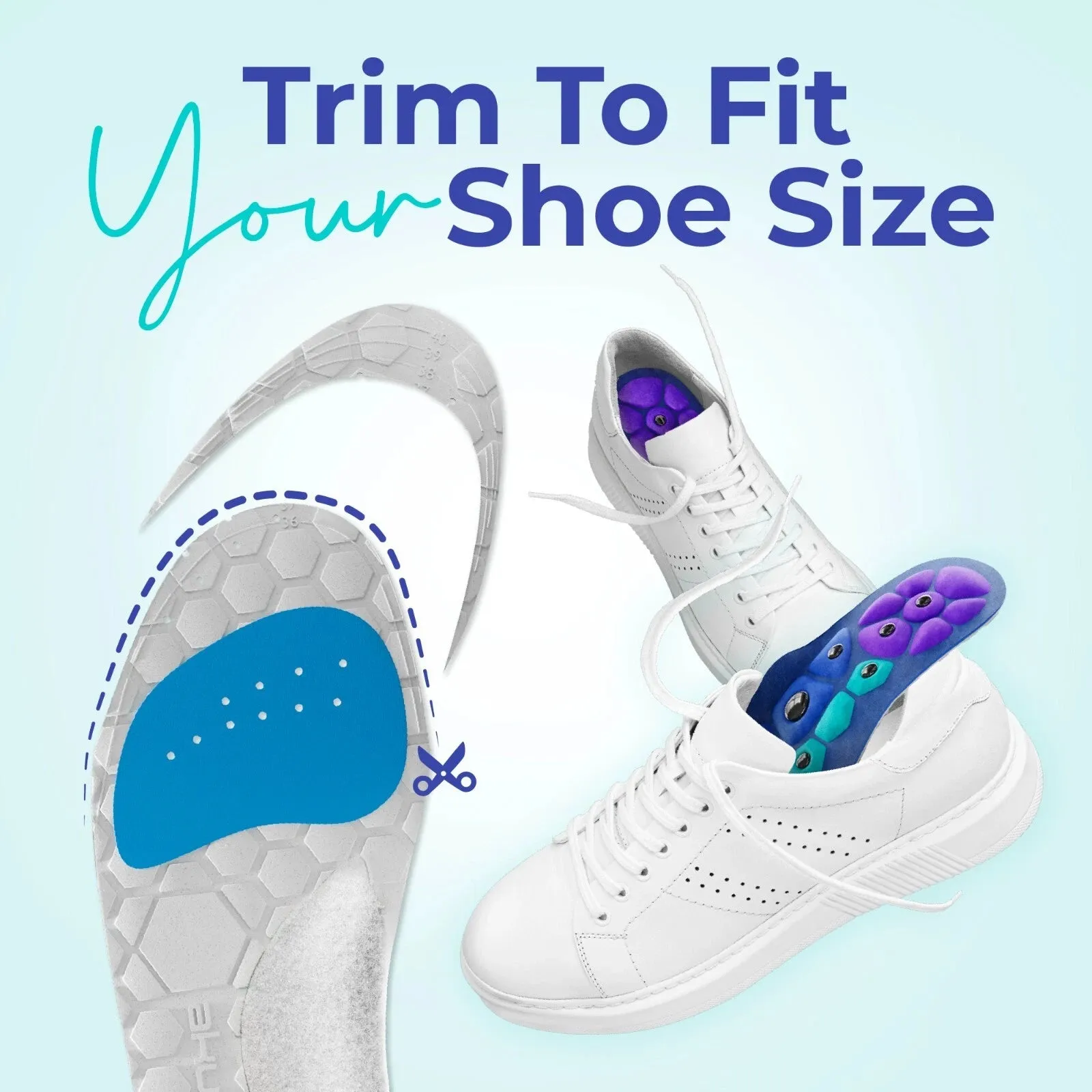 Medical Magnetic Massage Anti Fatigue Insole
