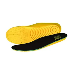 MEGAComfort Inc. MEGAComfort PAM-M1011 Personal Anti-Fatigue Mat Insoles, Men's (11-13)/Women (13-14), Black, 43019