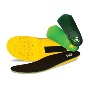 MEGAComfort Inc. MT-M89/W1011 MultiThotic 3-in-1 Orthotics, Dual Layer Memory Foam Insole,(1 per Pack), Yellow, Green