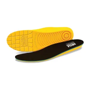 MEGAComfort MegaSole Gel Memory Foam Insoles - Ergonomic - Anti-Stink, Machine Washable - Size Mens 6-7/Women 8-9