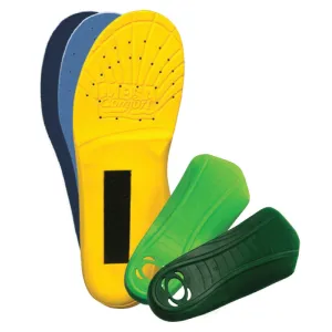 MEGAComfort Multi-Thotic 3-in-1 Orthotic Insoles; Dual Layer 100% Memory Foam with Re-Attachable Orthotic Arch Supports, Men's Size 10-11, Woman's Size 12-13