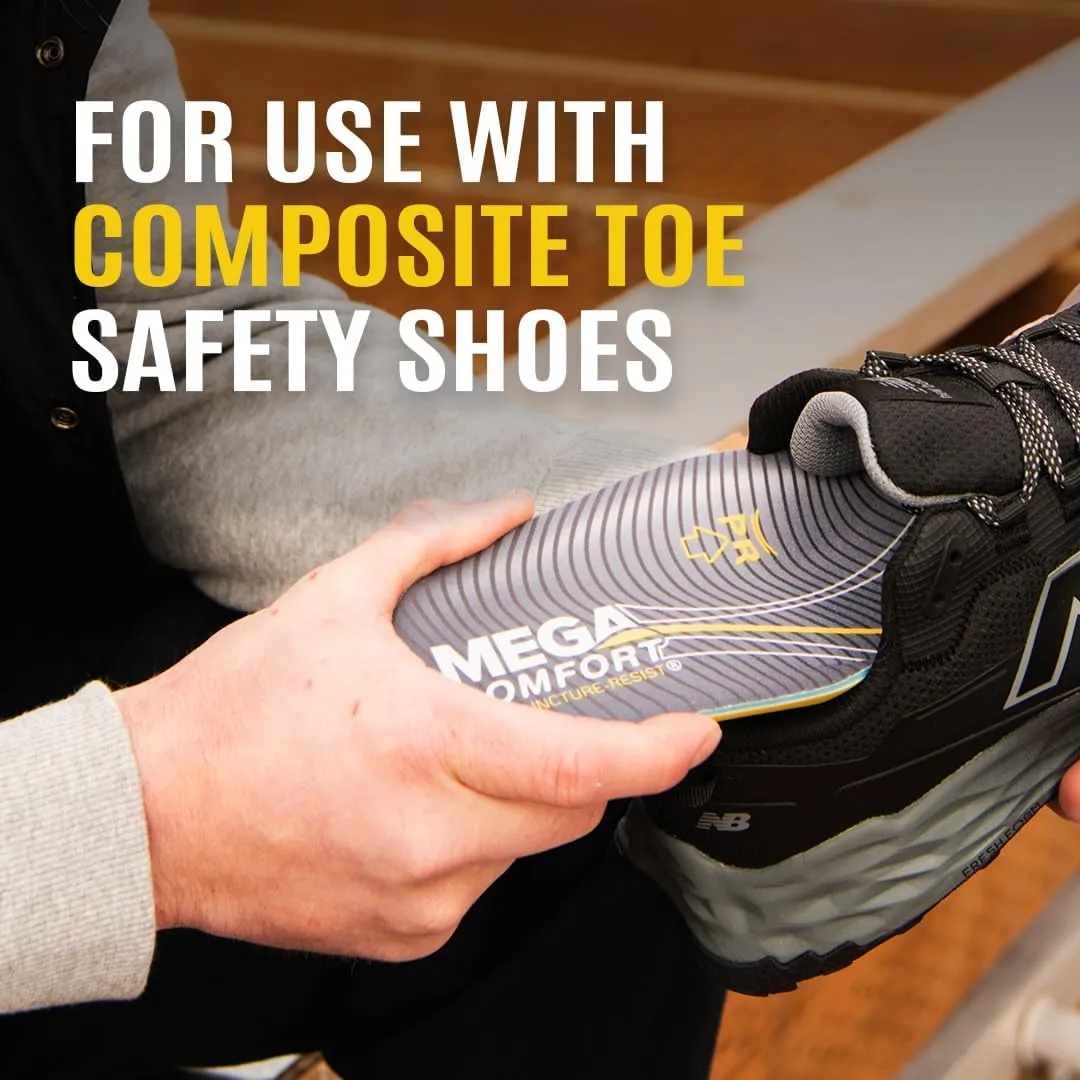 MEGAComfort Puncture Resistant Insoles for Men & Women