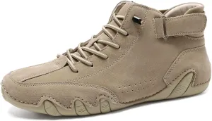 Men's Classic Italian Handmade Suede Chukka Boots Fashion Outdoor Casual Slip Resistant Lightweight Ankle Boots