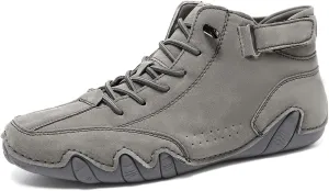 Men's Classic Italian Handmade Suede Chukka Boots Fashion Outdoor Casual Slip Resistant Lightweight Ankle Boots