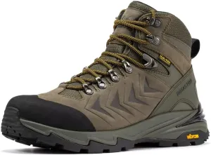 Men's Waterproof Hiking Boots, 6 Inch Slip Resistant Light Weight Outdoor Boots