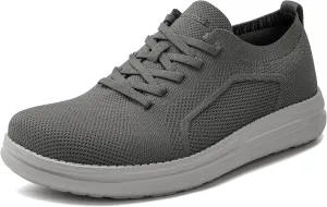 Men's Wide Toe Box Casual Dress Shoes - Black, US Men's Sizes - Mesh, Lace-Up, Round Toe, Casual, Walking, All-Season, Athletic Shoes
