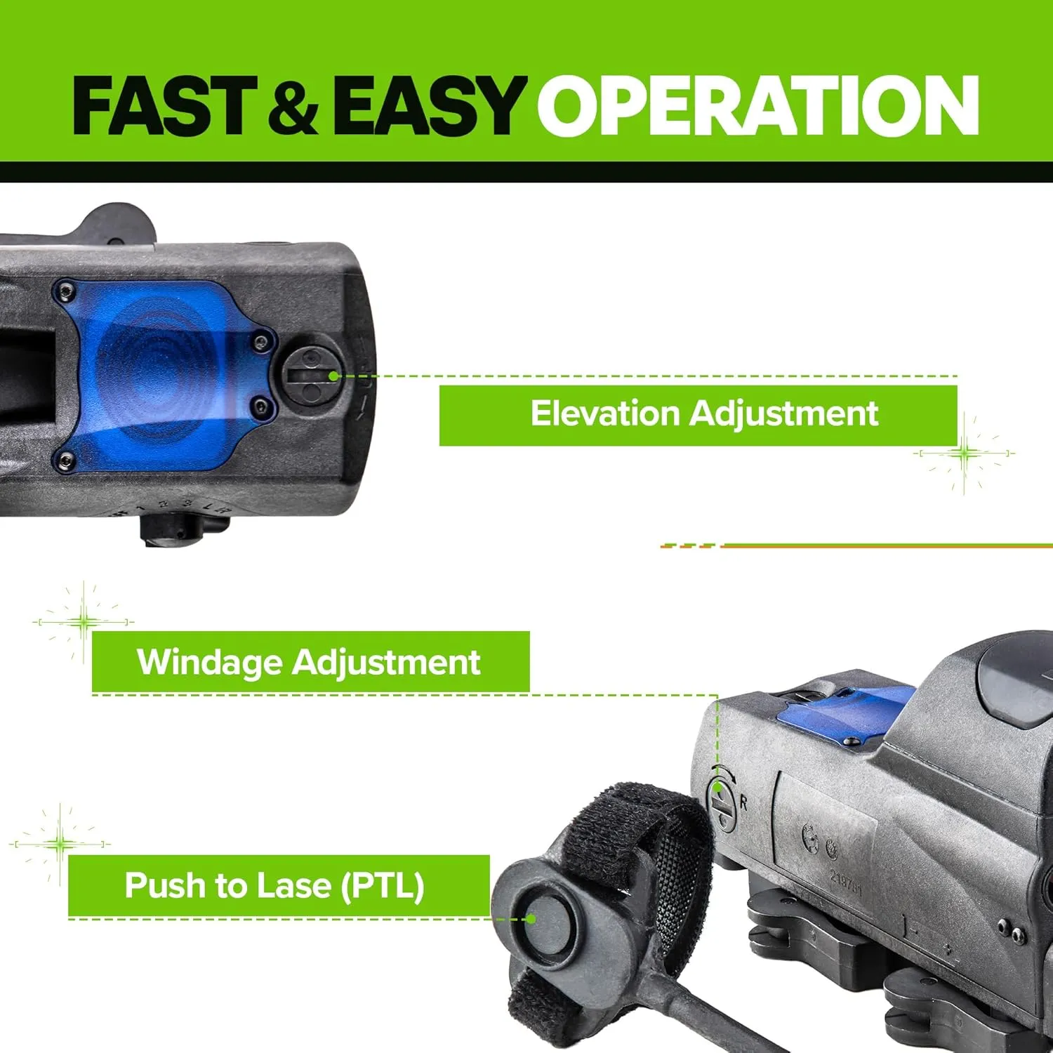 MEPROLIGHT MEPRO MOR Multi-Purpose Reflex Electro Optic Mil-Spec Red Dot with Active and Passive Illumination, Both IR and Visible Pointers.