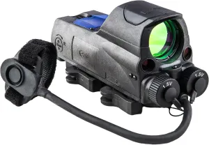 MEPROLIGHT MEPRO MOR Multi-Purpose Reflex Electro Optic Mil-Spec Red Dot with Active and Passive Illumination, Both IR and Visible Pointers.