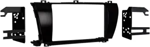 Metra 95-8245CHG High Gloss Double DIN Dash Kit for Toyota Corolla 2014- (Charcoal)