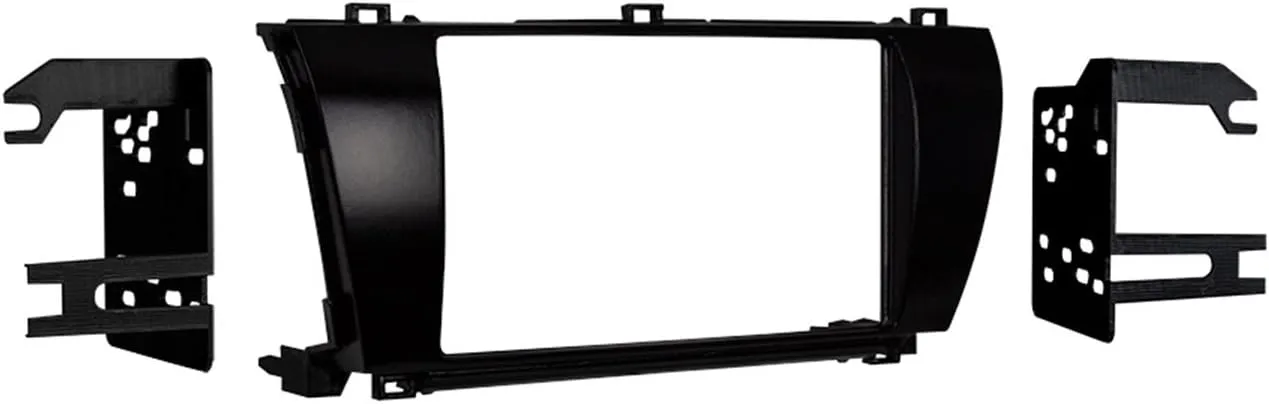 Metra 95-8245CHG High Gloss Double DIN Dash Kit for Toyota Corolla 2014- (Charcoal)