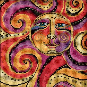 Mill Hill Celestial Sun Beaded Counted Cross Stitch Kit 2018 Laurel Burch Celestial Collection LB141812