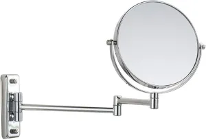 Mirror Metal Wall Mounted 6 Inch Makeup Mirror Folding HD Vanity Mirror Double Sided 3X Magnification Bathroom Beauty Mirror