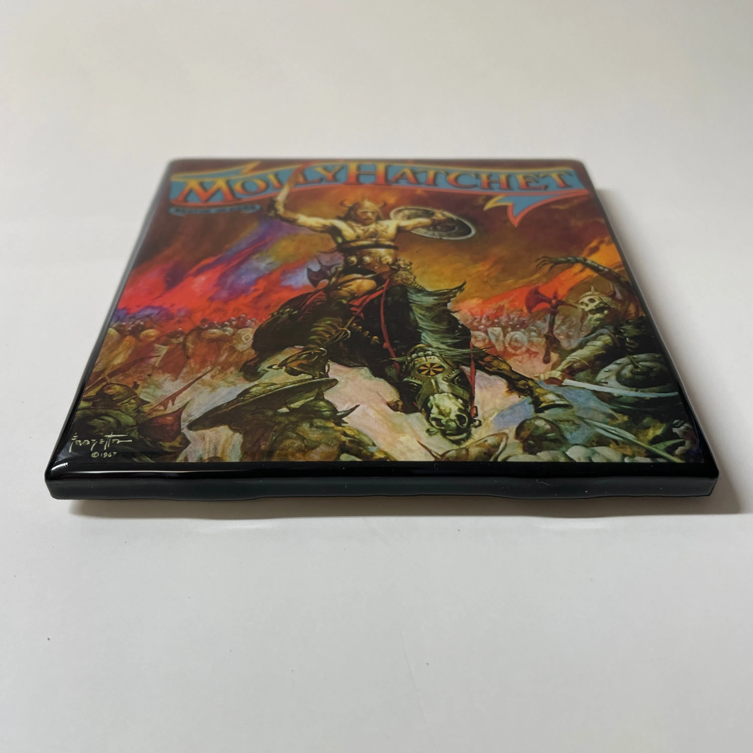 MOLLY HATCHET Beatin' The Odds Custom Ceramic Tile Coaster