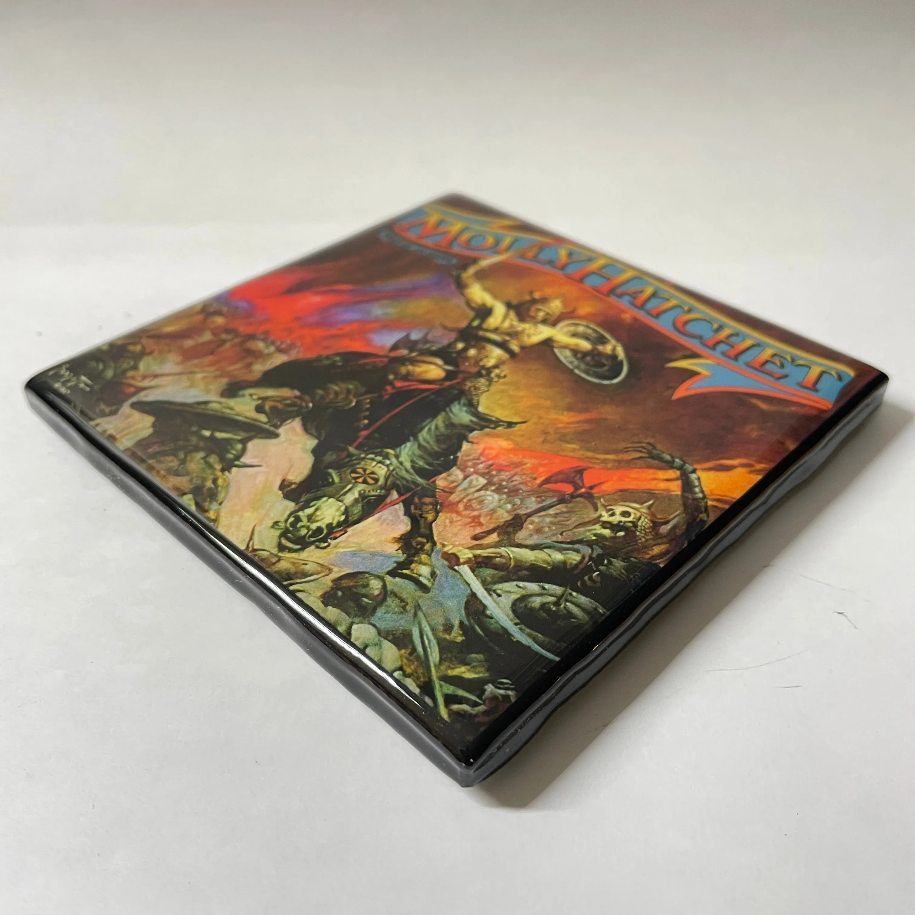 MOLLY HATCHET Beatin' The Odds Custom Ceramic Tile Coaster