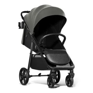 Mompush Nova Baby Stroller, Spacious Seat & Lie-Flat Mode, Infant Stroller with Large UPF 50  Canopy, Compact Folding with One Hand, Suit for Birth to 50 LB