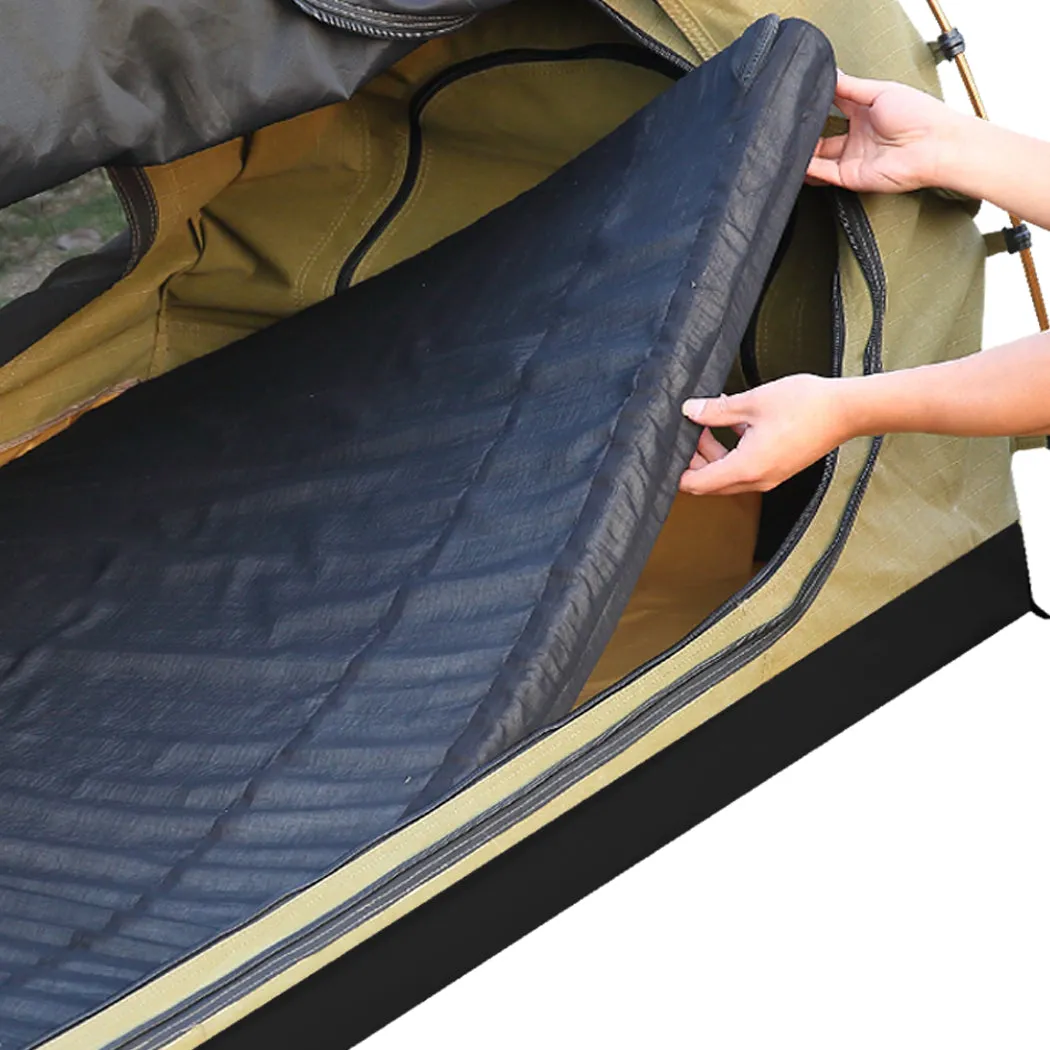 Mountview King Single Swag Camping Swags Khaki