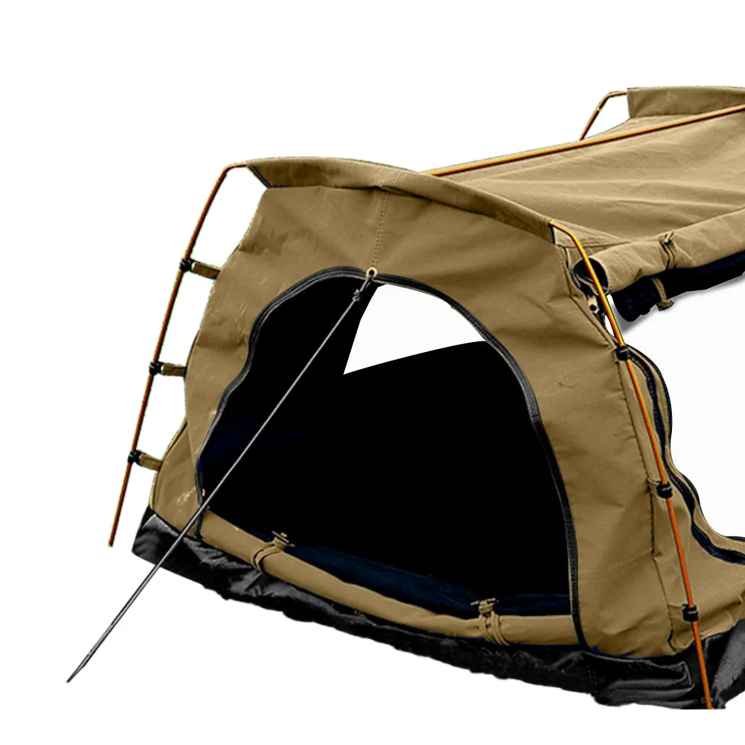 Mountview King Single Swag Camping Swags Khaki