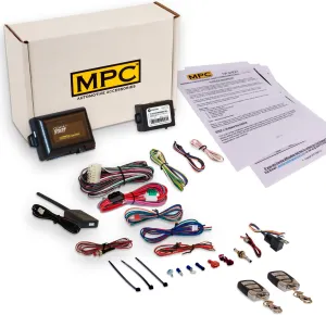 MPC Complete Remote Start with Keyless Entry Kit Compatible with Ford Mustang 2005-2007 - (2) 5 Button 1 Way Remotes