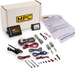 MPC Complete Remote Start with Keyless Entry Kit Compatible with Ford Ranger 2001-2003 - (2) 4 Button Remotes