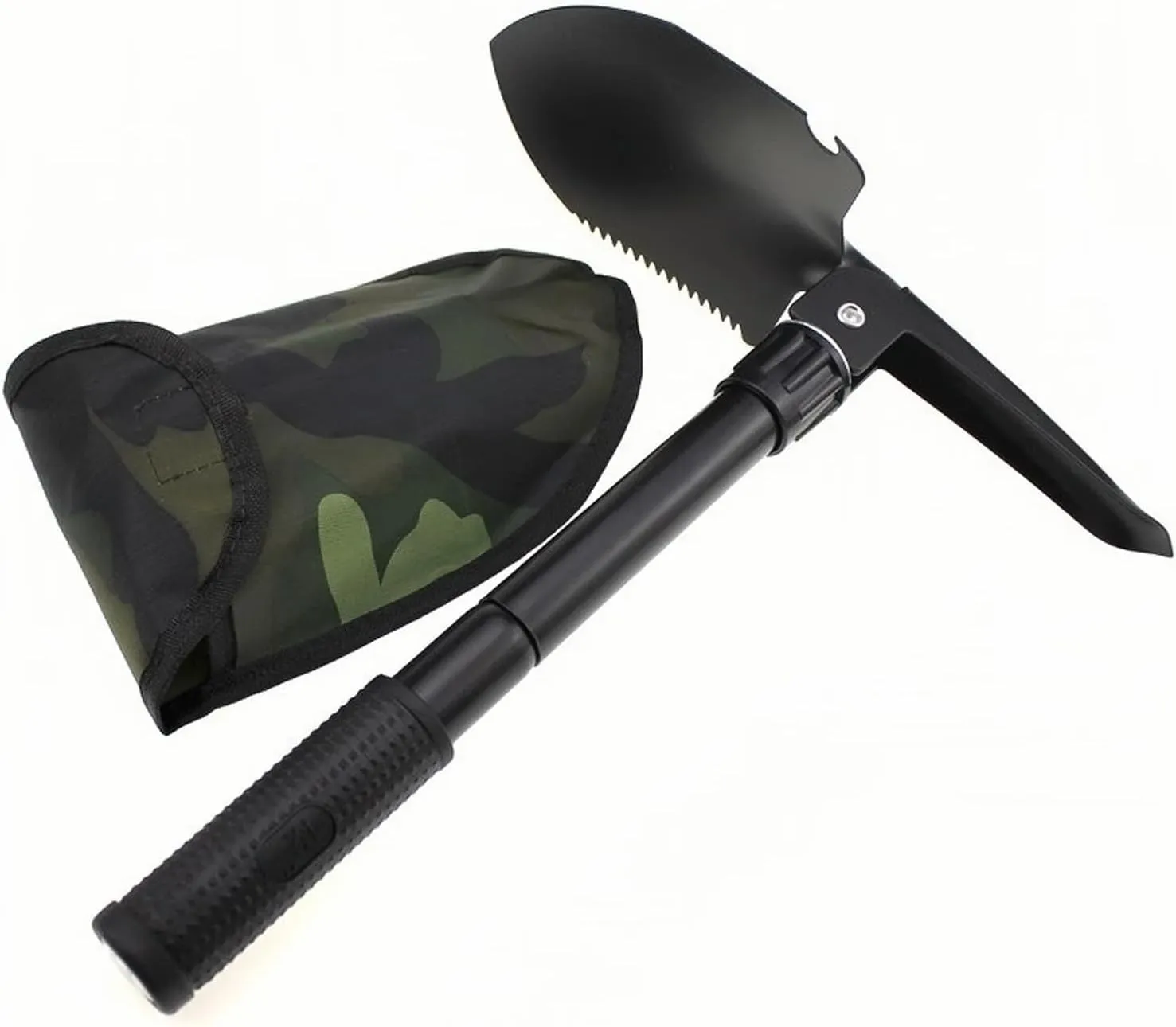 Multifunction Camping Shovel Survival Folding Shovels Military Tactical Shovel Hiking Outdoor Garden Hoe Digging Tool Kit