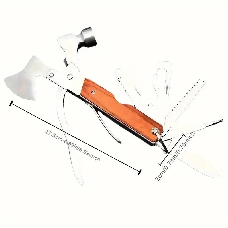 Multifunctional Ax Safety Hammer - Car Tool, Lifesaving Hammer, Claw Hammer for Outdoor Adventures