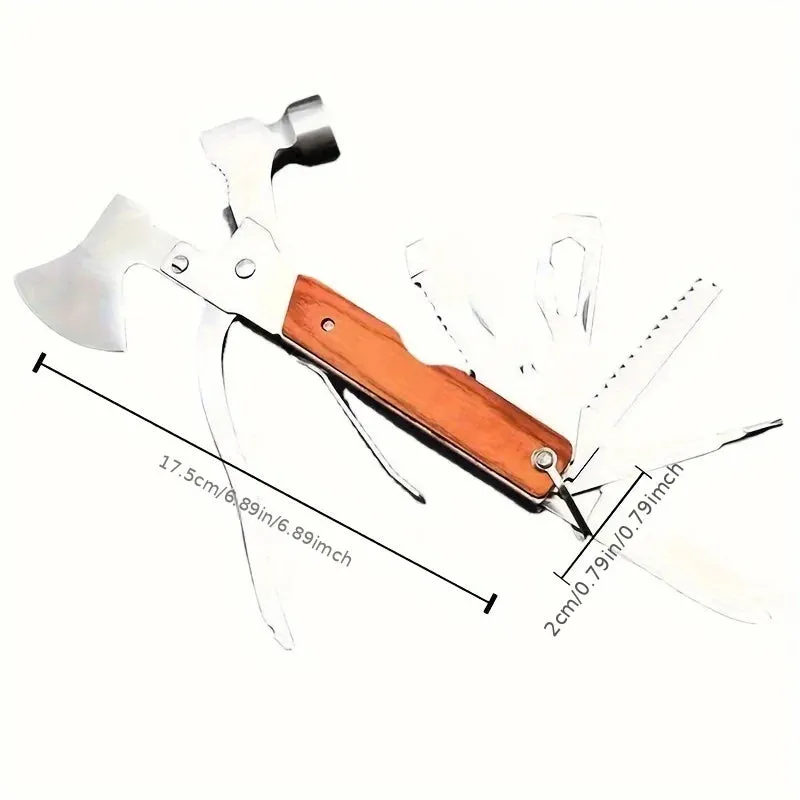 Multifunctional Ax Safety Hammer - Car Tool, Lifesaving Hammer, Claw Hammer for Outdoor Adventures