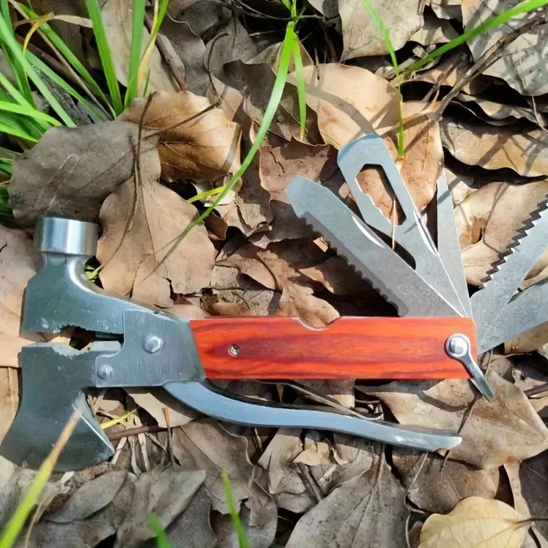 Multifunctional Ax Safety Hammer - Car Tool, Lifesaving Hammer, Claw Hammer for Outdoor Adventures