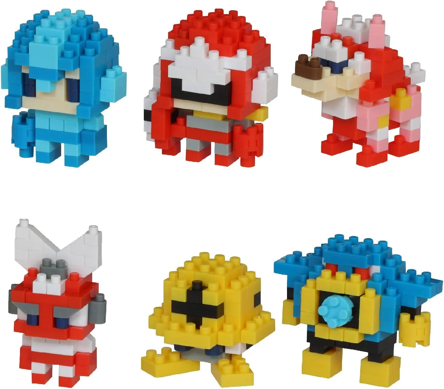 nanoblock - Mega Man - Mega Man Vol. 1 (Blind Box Complete Set), mininano Series Building Kit