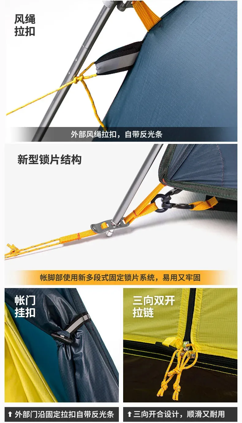 Naturehike 2022 New 15D Cloud Peak 2 Tent Outdoor 2 Person Ultralight Camping Tents For Suitable Alpine Camping