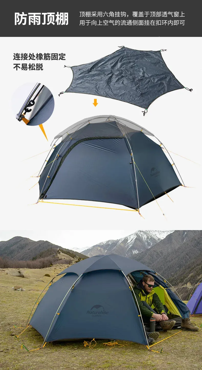Naturehike 2022 New 15D Cloud Peak 2 Tent Outdoor 2 Person Ultralight Camping Tents For Suitable Alpine Camping