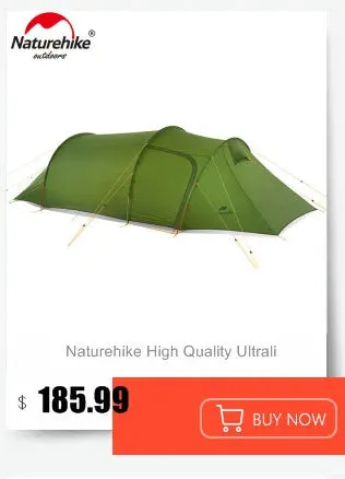 Naturehike 2022 New 15D Cloud Peak 2 Tent Outdoor 2 Person Ultralight Camping Tents For Suitable Alpine Camping