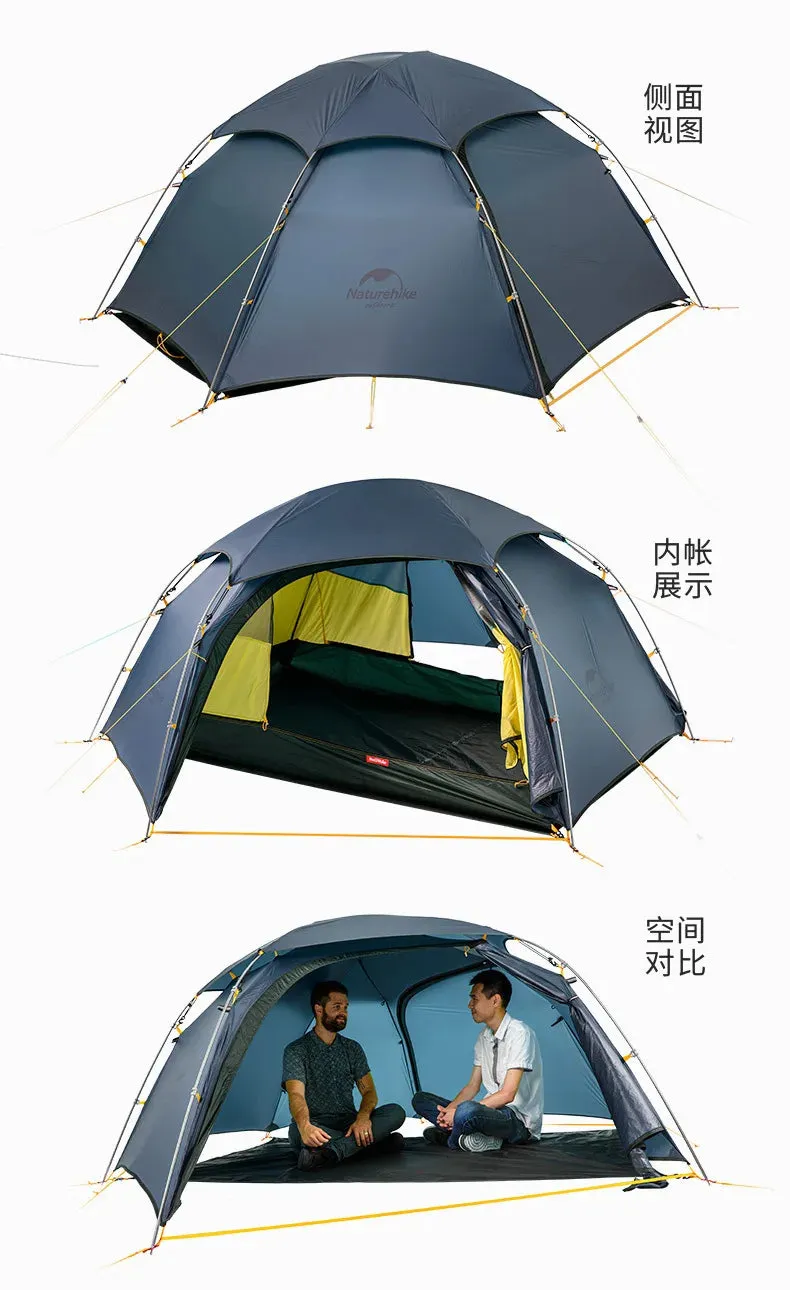 Naturehike 2022 New 15D Cloud Peak 2 Tent Outdoor 2 Person Ultralight Camping Tents For Suitable Alpine Camping