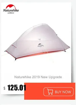 Naturehike 2022 New 15D Cloud Peak 2 Tent Outdoor 2 Person Ultralight Camping Tents For Suitable Alpine Camping