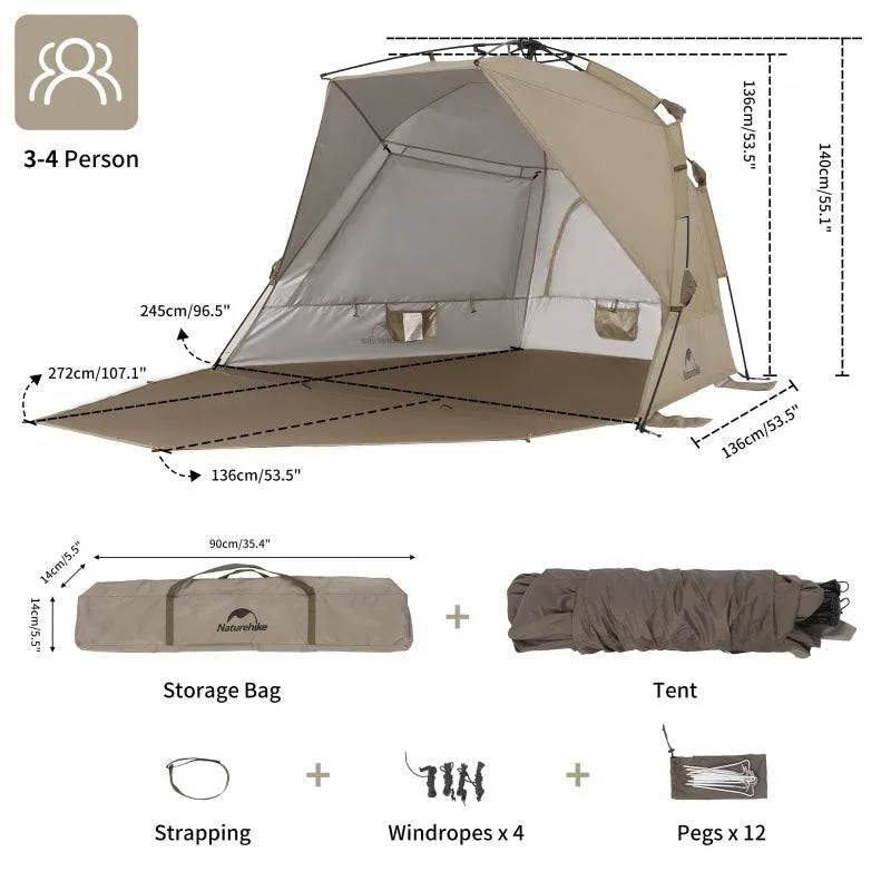 Naturehike Beach Automatic Tent