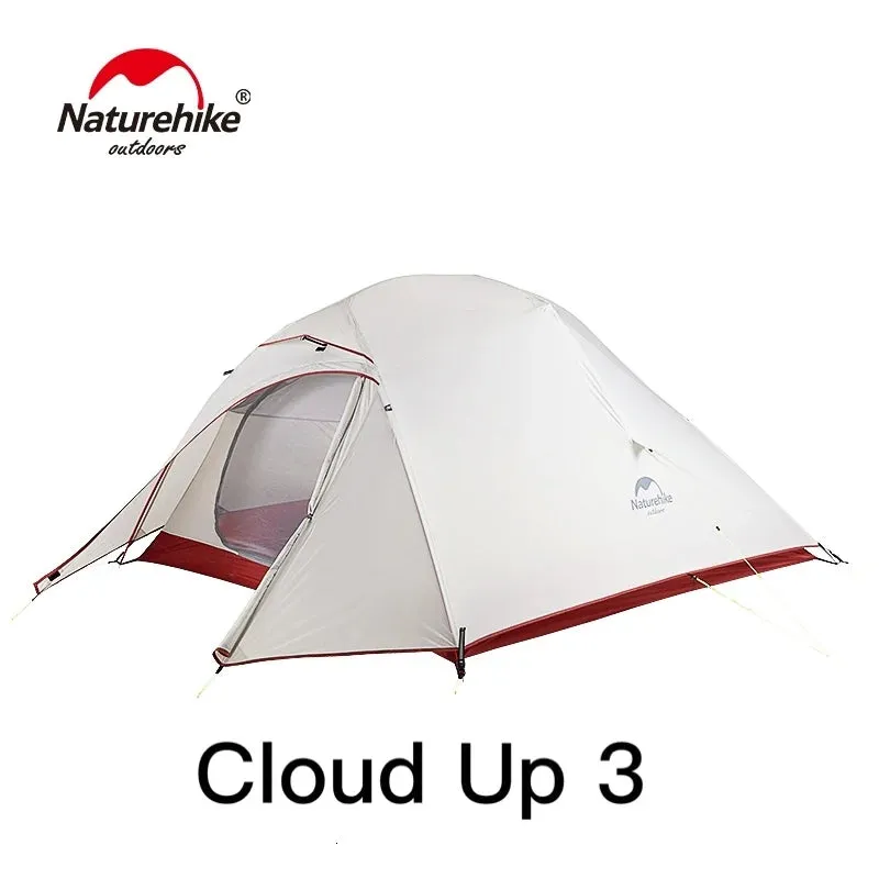 Naturehike Cloud Up Serie 123 Upgraded Camping Tent Waterproof Outdoor Hiking Tent 20D 210T Nylon Backpacking Tent With Free Mat