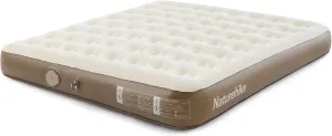 Naturehike Compact King Size Air Mattress with Electric Built-in Pump, 79 * 71in Extra Wide Inflatable Mattress for Home, Camping, Guests, Travel, Formaldehyde- Free, Morning View Series