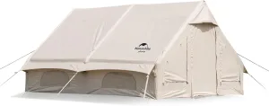 Naturehike Inflatable Tent, 4-8 Person Air Tent, 4 Season Inflatable Tents for Camping, Waterproof Windproof Inflatable House Tent for Adults, Easy Set up Inflatable Camping Tent
