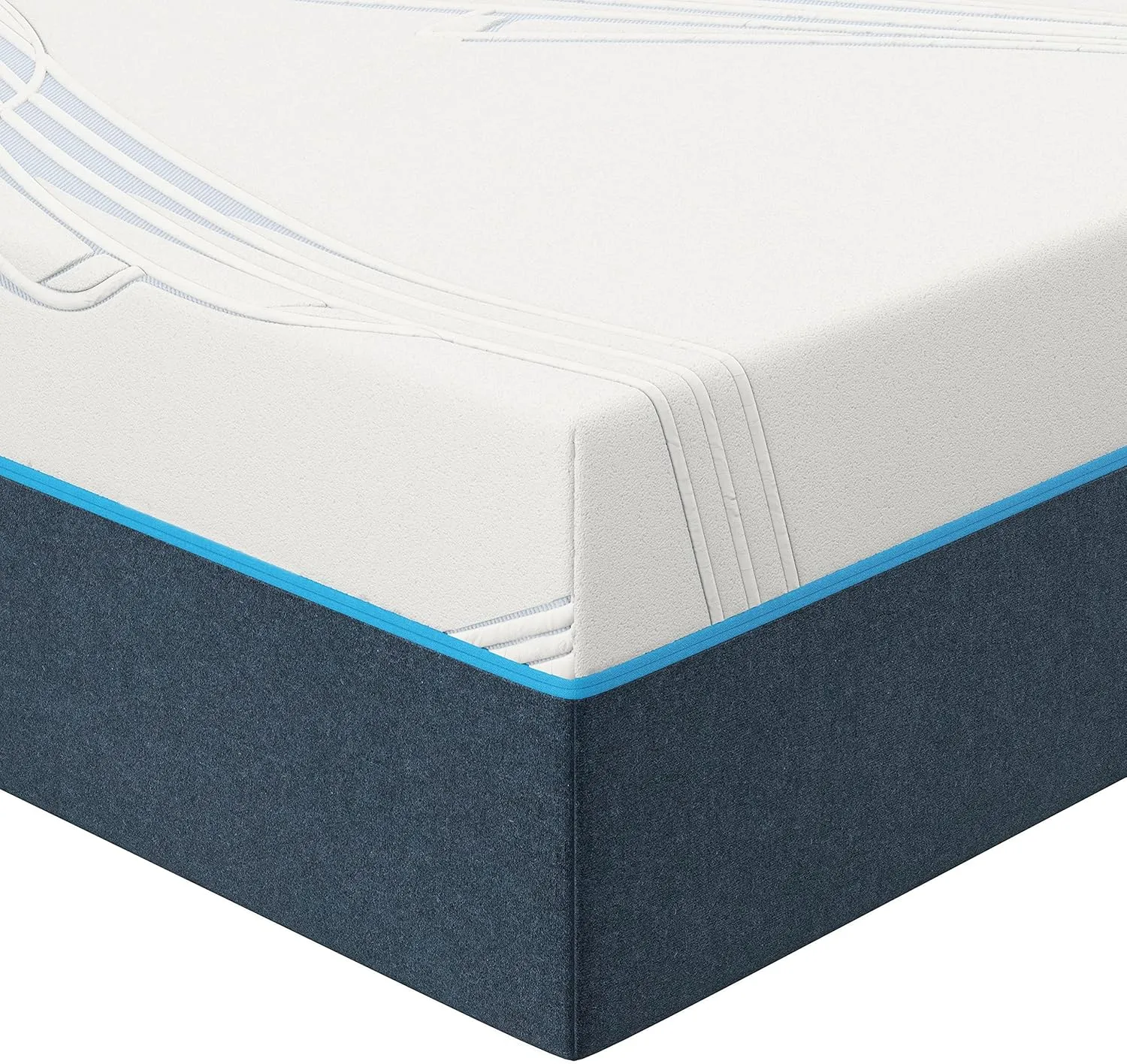 Nautica Home Exhilarate 12" Medium-Plush Gel Memory Foam Mattress with Cooling Air Flow and Pressure Relieving Foam Layers, Ice Lux Fabric Cover, Bed-in-a-Box, Twin XL