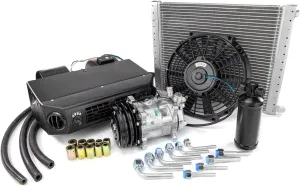 New A/C universal kit underdash compressor complete air conditioner 12V