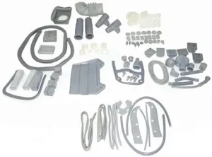 New Lambretta Complete Rubber Kit Grey Colour GP DL Model