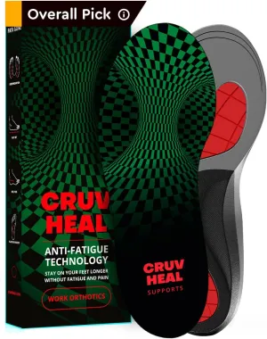 (New) Plantar Fasciitis Relief - Shoe Insoles Men Women - Medium Arch Support - Anti-Fatigue Work Boot Insoles - Orthotic Shoe Insert - Running Athletic Insoles (XL, Green)