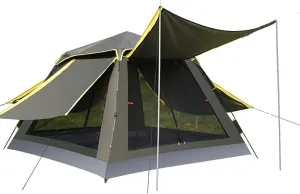 NIEH 3-4 Person Pop Up Tent Automatic Instant Camping Tent Quick Opening Outdoor Tent 4 Season Travel Tent with Carry Bag for Hiking, Traveling or Beach