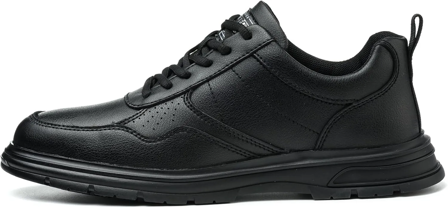 Non Slip Work Shoes for Men Waterproof Mens Slip Resistant Food Service Kitchen Restaurant Chef Shoes Comfortable Work Sneakers Casual