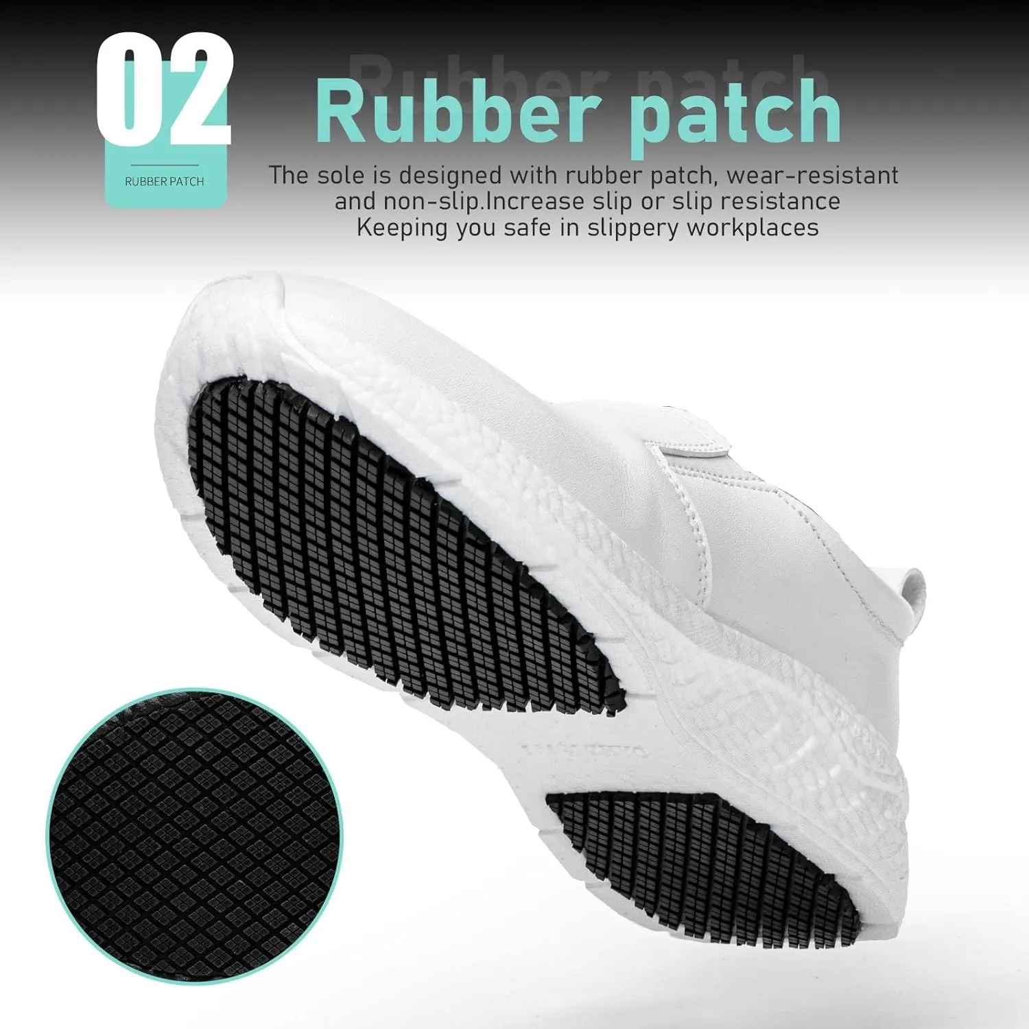 Non Slip Work Shoes Women Food Service Suitable for Restaurant Crew Nursing Shoe
