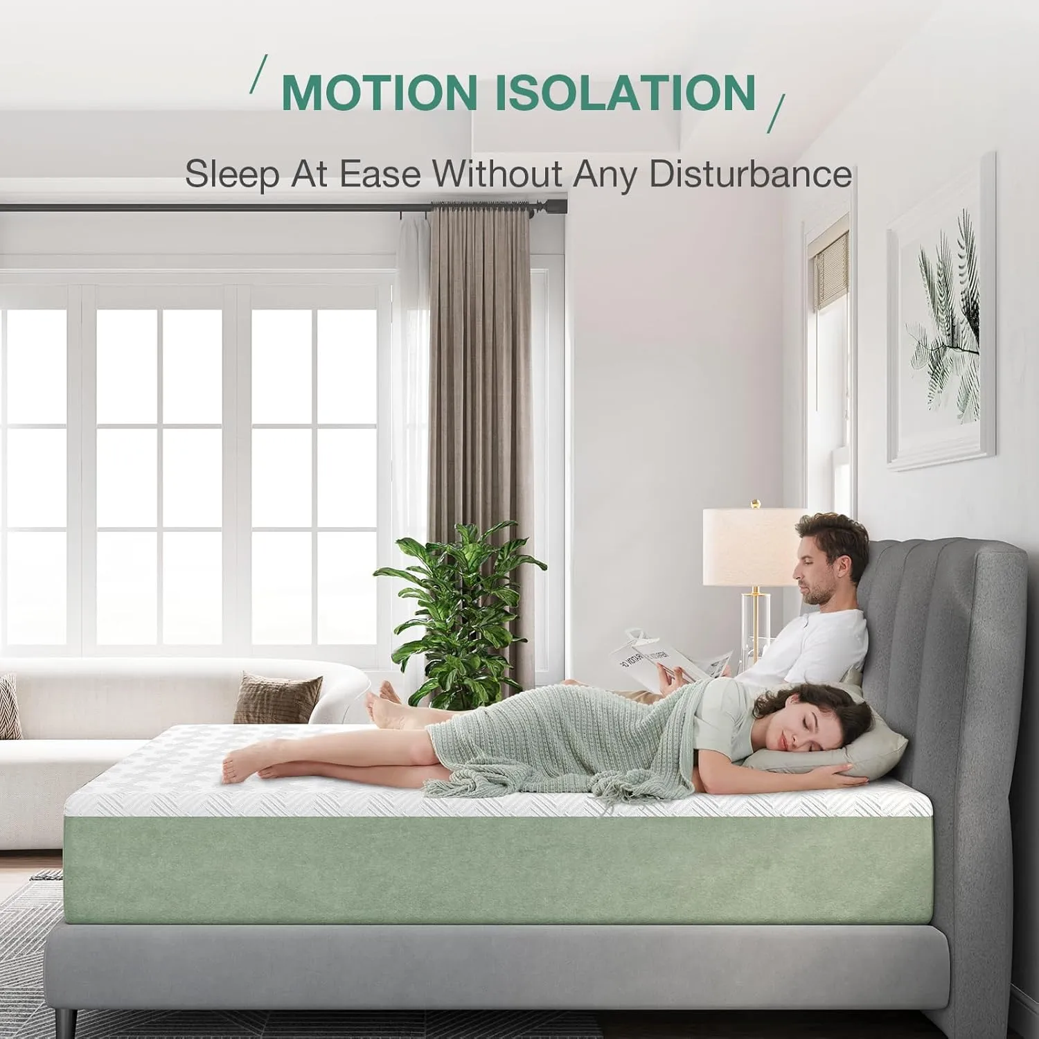 Novilla 12 Inch King Size Mattress King Mamory Foam Mattress in a Box Medium Firm with Cooling Gel Foam for Cool Sleep & Ultimate Support