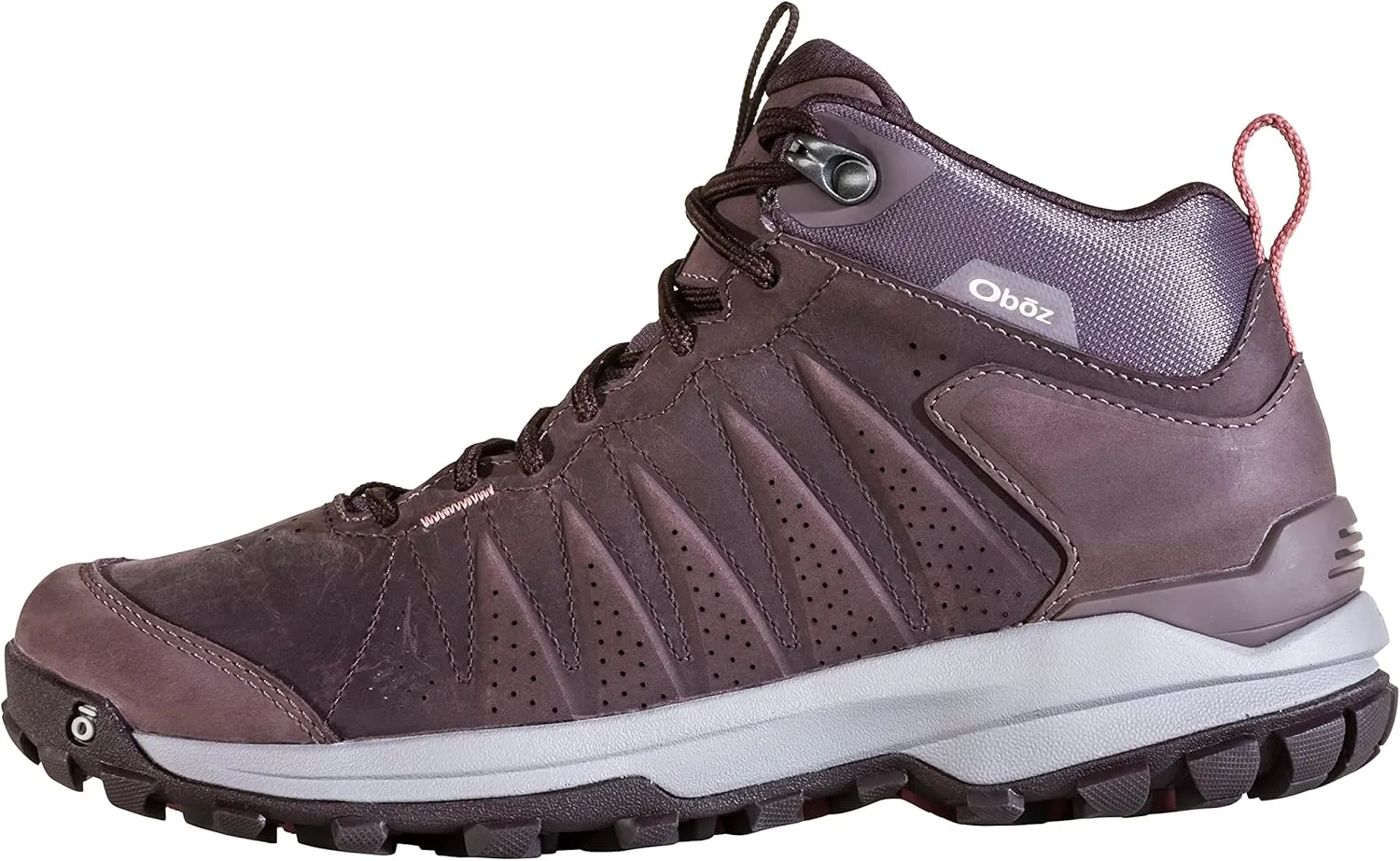 Oboz Sypes Mid Leather B-Dry Hiking Shoe - Women's Peppercorn 9 Wide