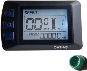 OMT-M3 OMT-3S Electric Bicycle LCD Display Meter 36V 48V Electric Bike Computer E-Bike Conversion Kit for Mountain Bike Modification