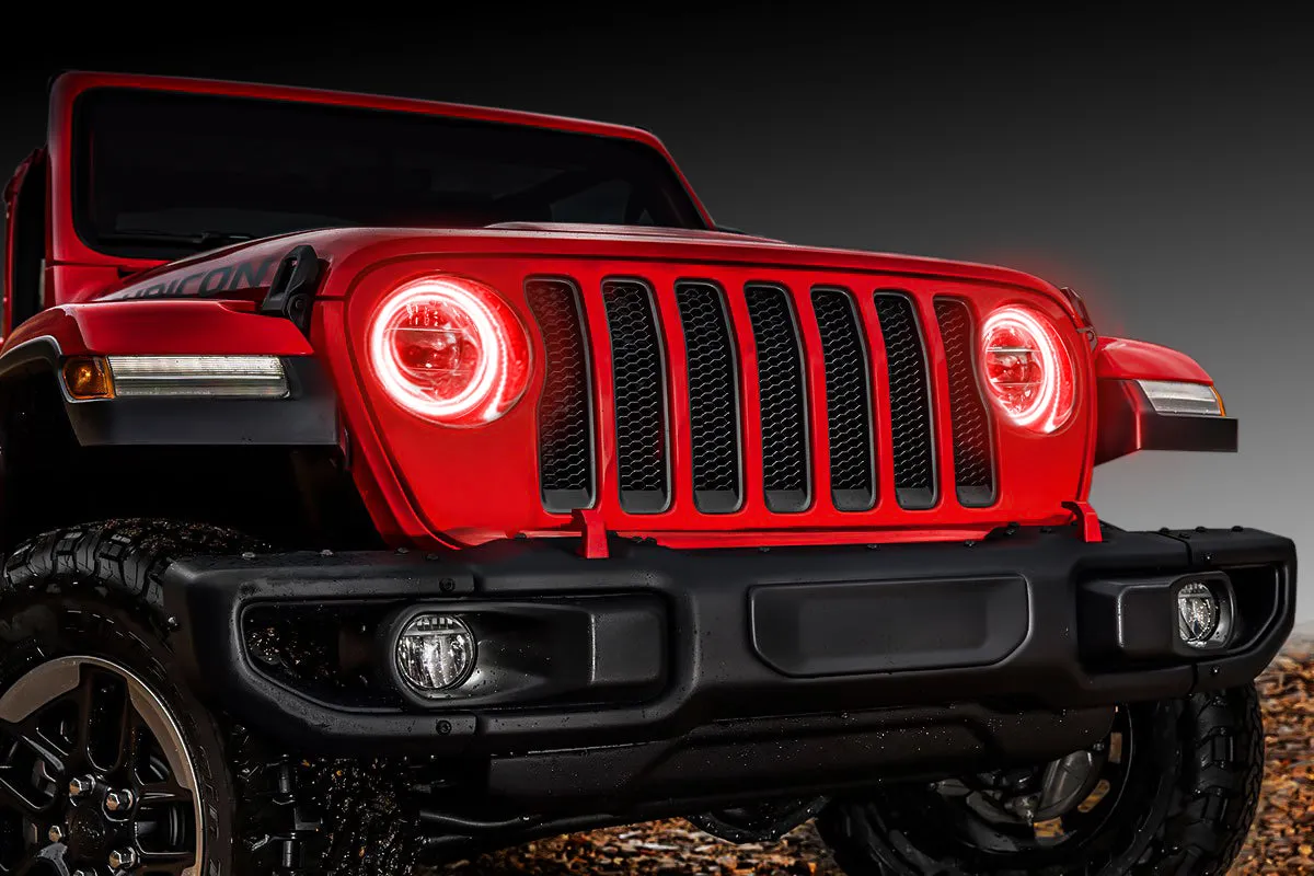 ORACLE Lighting 2020-2025 Jeep Gladiator JT LED Headlight Surface Mount Halo Kit