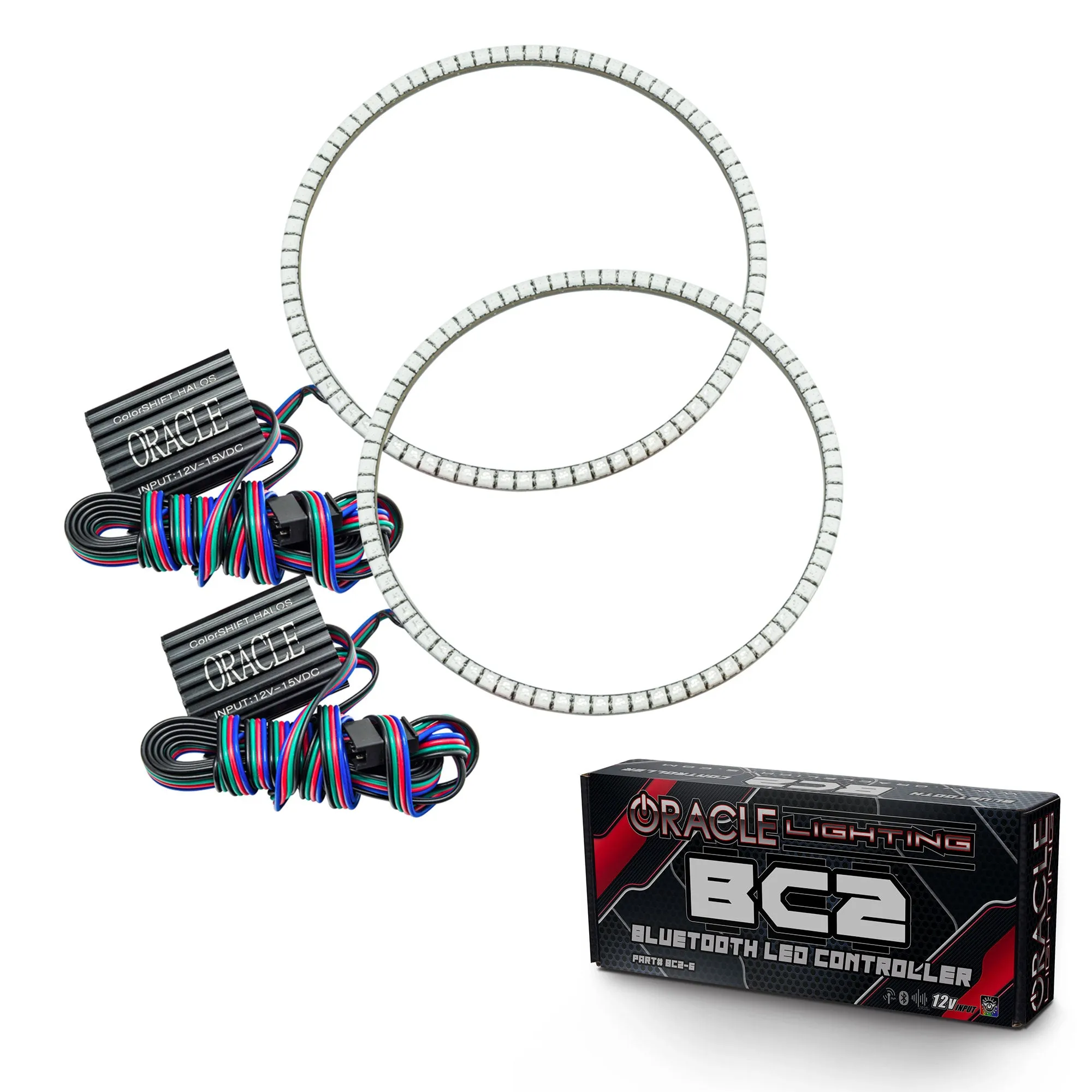 ORACLE Lighting 2020-2025 Jeep Gladiator JT LED Headlight Surface Mount Halo Kit